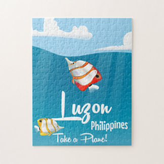 Luzon, philippines cartoon travel poster jigsaw puzzle