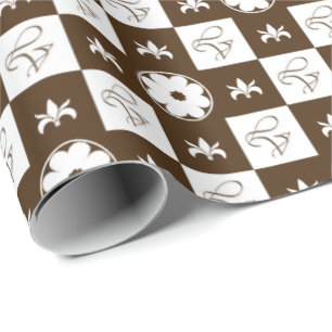 LV CHOCOLATE&VANILLA WRAPPING PAPER