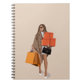 LV Girl Notebook