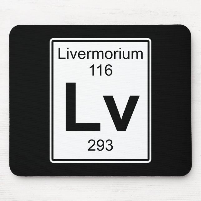 Lv - Livermorium Mouse Mat (Front)