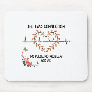 Lvad No Pulse No Problem Survivor Heartbeat Ecg He Mouse Mat