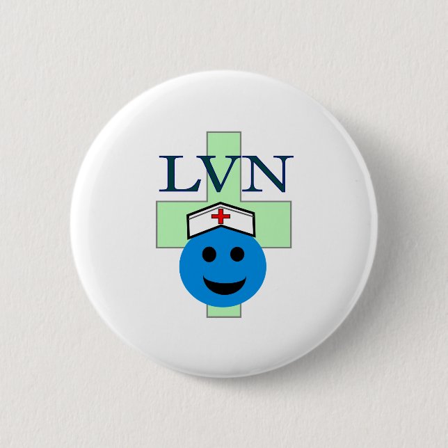 LVN "Licensed Vocational Nurse" gifts 6 Cm Round Badge (Front)