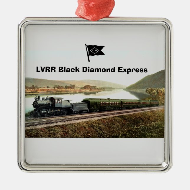 LVRR Black Diamond Express   Metal Tree Decoration (Front)