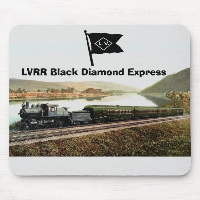 LVRR Black Diamond Express Mouse Mat (Front)