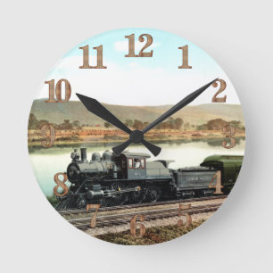 LVRR Black Diamond Express        Round Clock