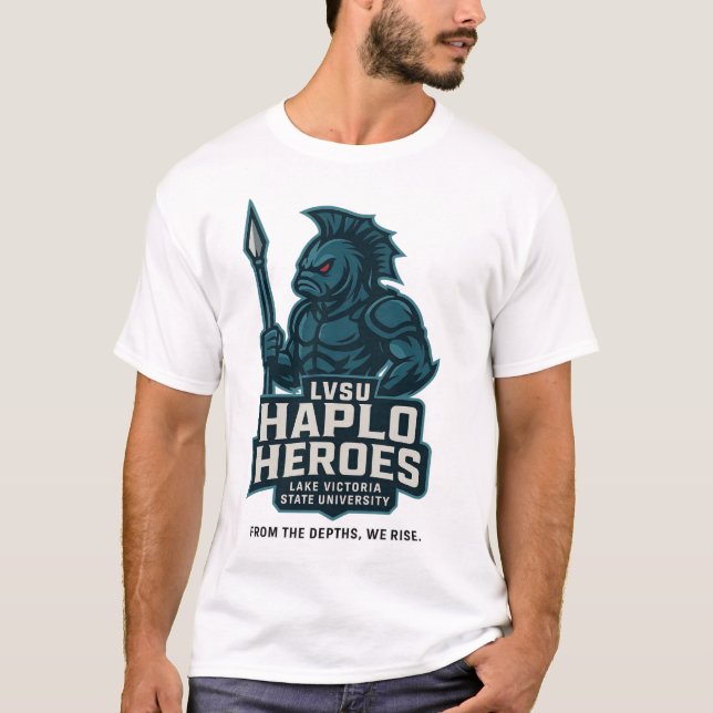 LVSU Haplo Heroes - Lake Victoria State University T-Shirt (Front)