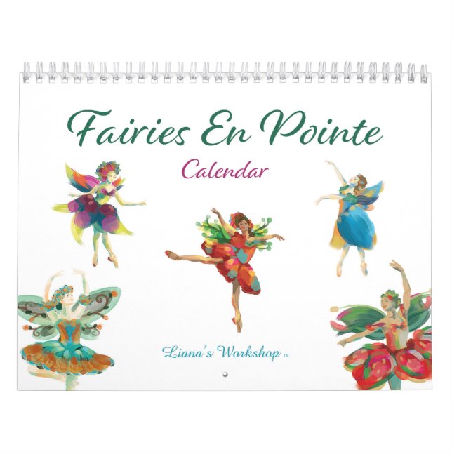 LW Fairies En Pointe Calendar (Cover)