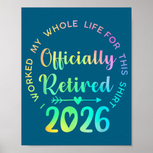 Ly Retired 2026 Funny Retirement For Women Poster