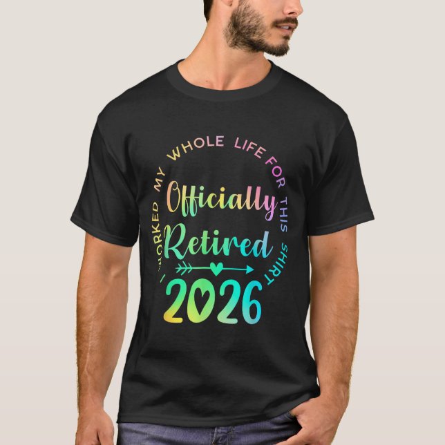 Ly Retired 2026 Funny Retirement For Women  T-Shirt (Front)