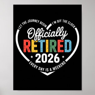 Ly Retired 2026 Hear For Women Retirement  Poster