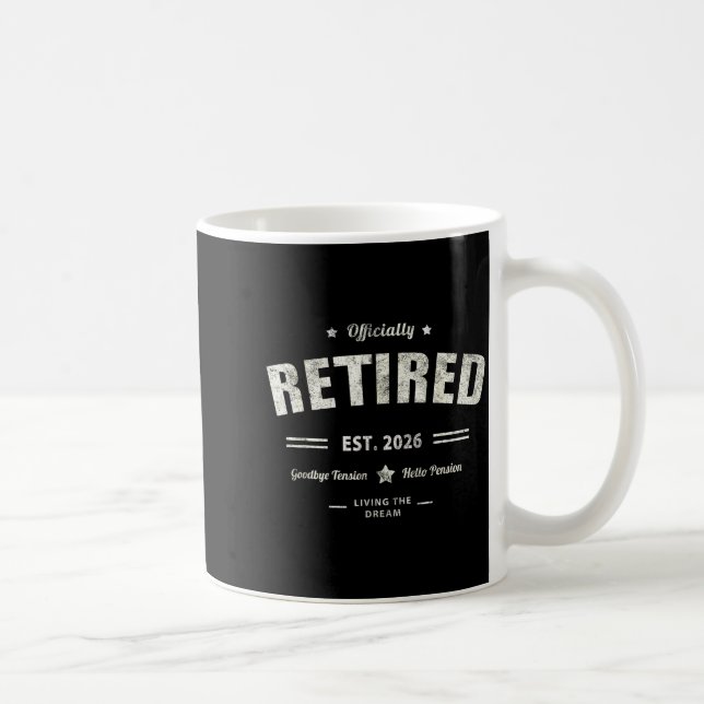 Ly Retired 2026 Mother Vacation Mom Holiday Keepsa Coffee Mug (Right)