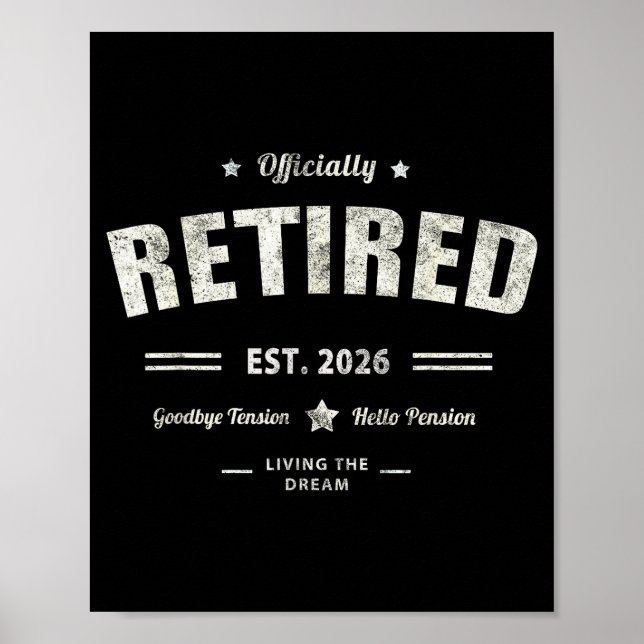 Ly Retired 2026 Mother Vacation Mom Holiday Keepsa Poster (Front)