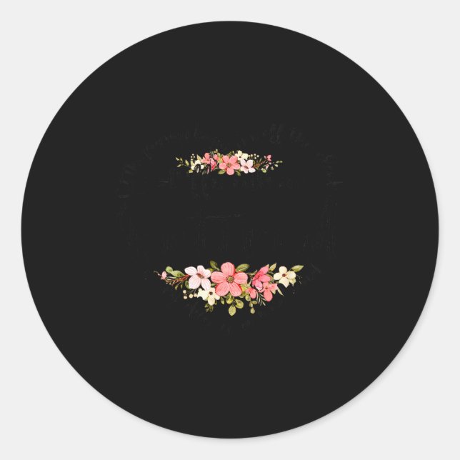 Ly Retired Heart Cute Retirement For Women  Classic Round Sticker (Front)