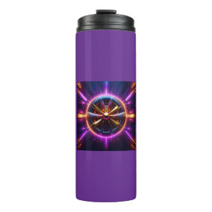 Lyapunov Fractal Much Manipulated Thermal Tumbler
