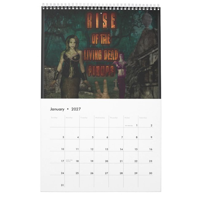 Lycan Productions Classic Monsters Calendar 2013 (Jan 2027)