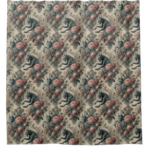 Lycans & Lullabies – Gothic Victorian Design Shower Curtain