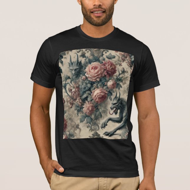 Lycans & Lullabies – Gothic Victorian Design T-Shirt (Front)