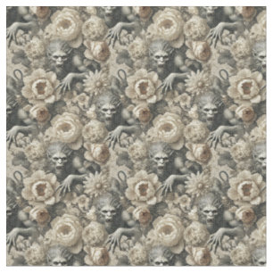 Lycanthropic Splendour – Gothic Dense Tile Fabric