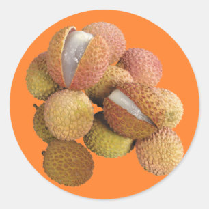 Lychee Classic Round Sticker
