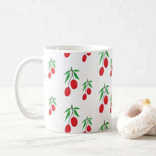 Lychee Tree Green Leaf Exotic Tropical Fruit Lover Coffee Mug