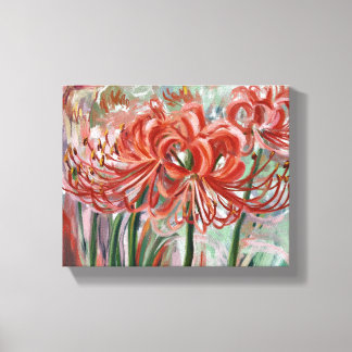 Lycoris Radiata in Bloom Canvas Print