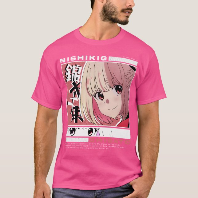 Lycoris Recoil Cute Nishikigi Chisato T-Shirt (Front)