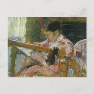 Lydia At A Tapestry Loom, Mary Cassatt Postcard