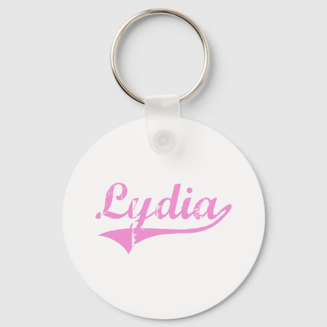 Lydia Classic Style Name Key Ring (Front)