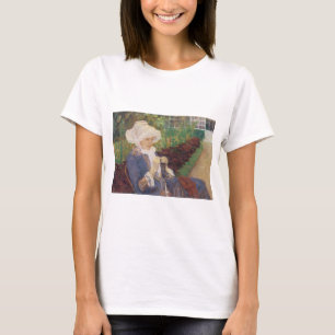 Lydia Crocheting in Garden at Marly, Mary Cassatt T-Shirt
