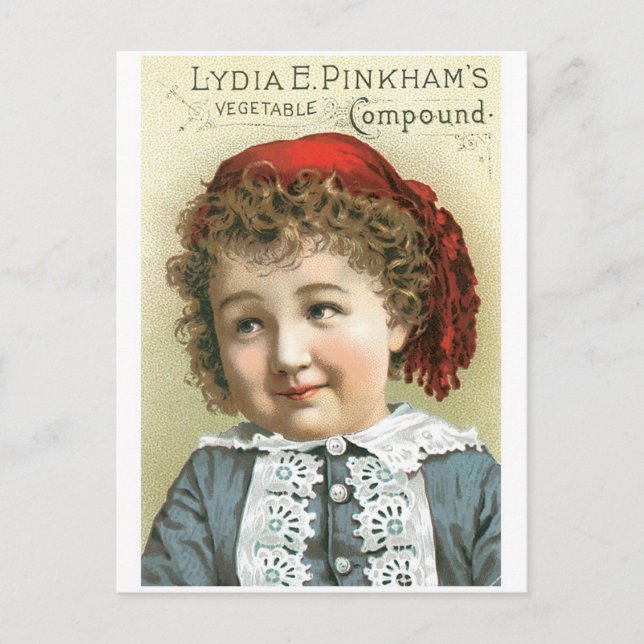 Lydia E Pinkhams Compound Postcard (Front)