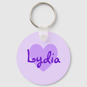 Lydia in Purple Key Ring