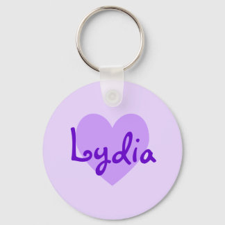Lydia in Purple Key Ring