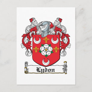 Lydon Family Crest Postcard