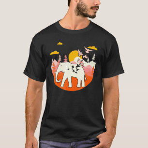 Lydy Vintage Elephant Wildlife Mammal For Girl Boy T-Shirt