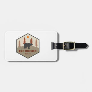 Lye Brook Wilderness Vermont Bear Luggage Tag