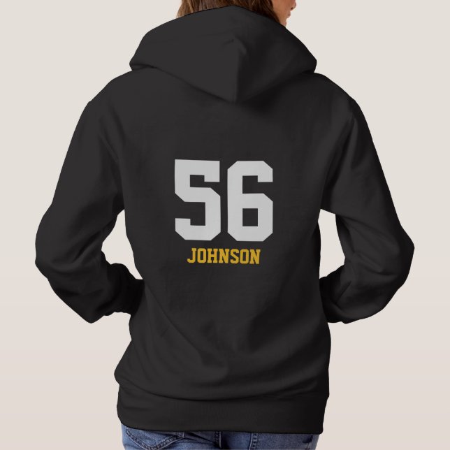 LYFL 01 | Women's Custom White Lassen Logo Hoodie (Back)