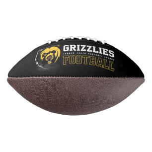 LYFL 03   White Grizzlies Logo American Football