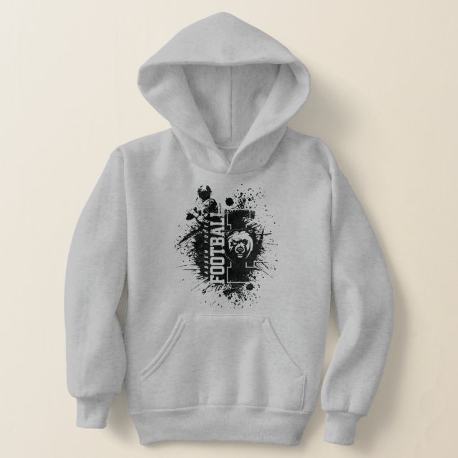 LYFL 04 | Kids Black Grunge Lassen Logo (Laydown)