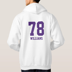 LYFL 06 Men's Custom Purple Lassen Logo Hoodie