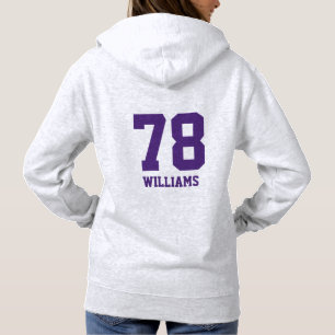 LYFL 07 Women's Custom Purple Lassen Submark Hoodie