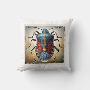 Lygaeid bug 120924IREF216 - Watercolor Cushion