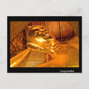 Lying Buddha Thailand Postcard