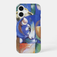 Lying Bull by Franz Marc, Vintage Cubism Art