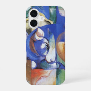 Lying Bull by Franz Marc, Vintage Cubism Art iPhone 16 Case