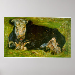 Lying Cow by Vincent van Gogh Poster