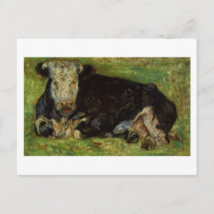 Lying Cow, Vincent van Gogh Postcard