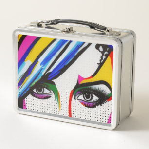 Lying Eyes Metal Lunch Box