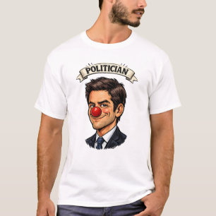 Lying politician clown political T-shirt