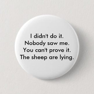 Lying Sheep Button