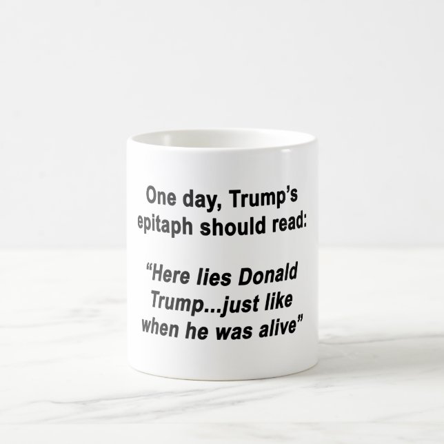 Lying Trump Coffee Mug (Center)